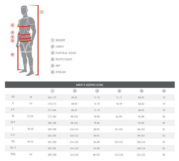 Specialized enduro 2024 size chart