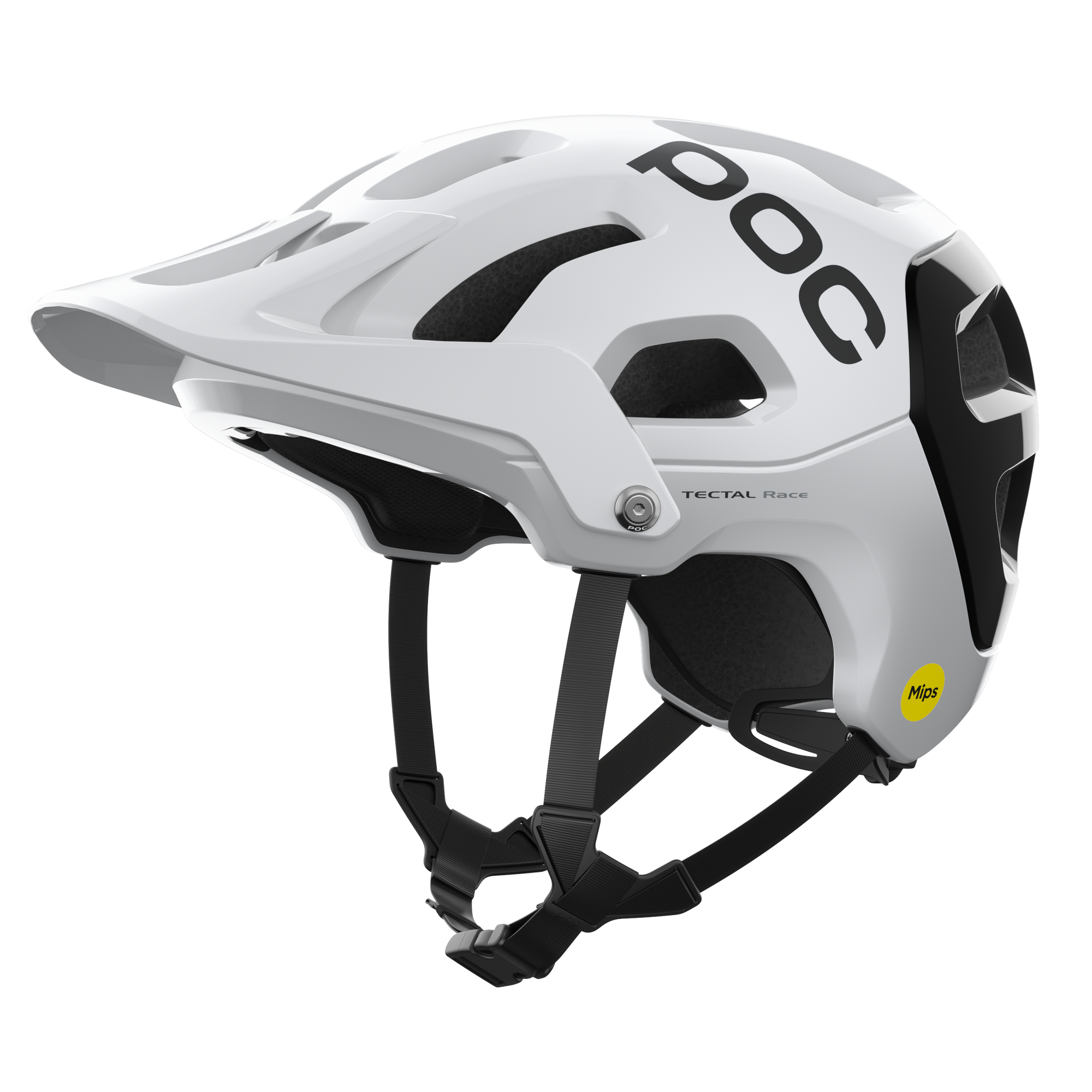 POC Helmets - MTB POC Tectal Race Mips - Hydrogen White/Uranium Black