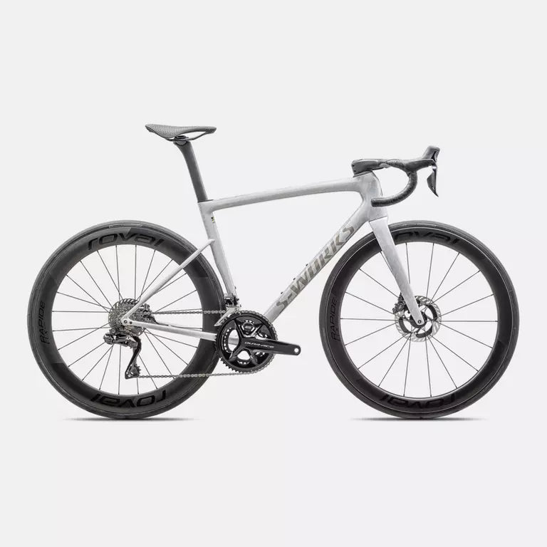 SPECIALIZED Road Bikes Gloss Dove Grey / Silver Dust / 54cm S-Works Tarmac SL8 - Shimano Dura-Ace Di2 (2025) 94925-0054