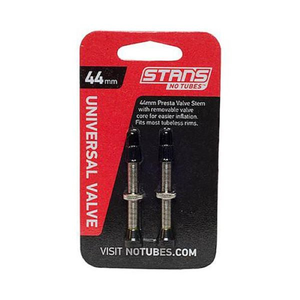 Stans Tubeless Stans Universal Tubeless Presta Valve 44mm Road / Carded Pair 183720000731