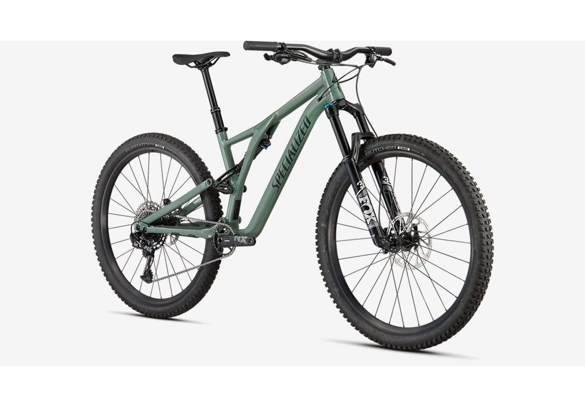 SPECIALIZED Mountain - Full Sus Gloss Sage Green / S2 Specialized Stumpjumper Comp Alloy 93321-5202