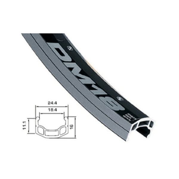 Alex Rims &amp; Rim Tape Alex DM18 CNC/Eyelet / 700c / 32h Alloy Rim 104620