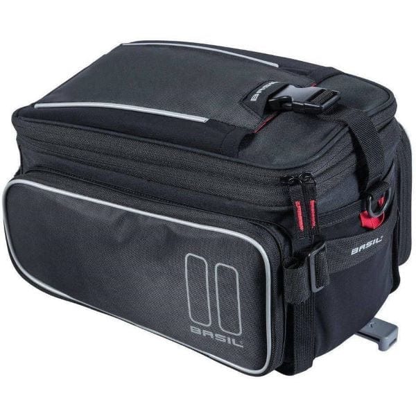 Basil Bags Basil Sport Design Trunkbag 7-15 Litre / MIK Carrier Plate / Black BS-17789