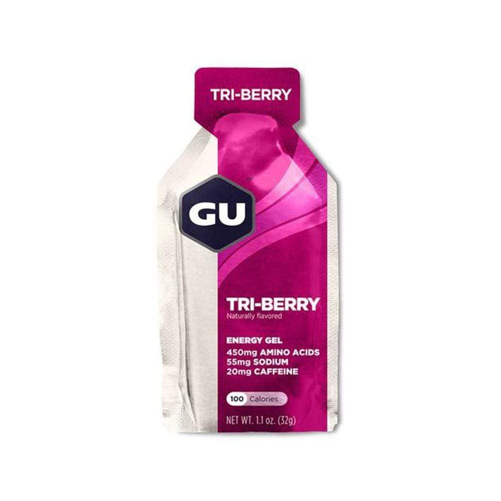 Gu Food &amp; Drinks Tri Berry Gu Energy Gel (Single) 769493100054