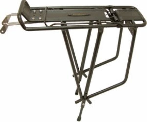 Phillips Racks &amp; Baskets Phillips Mountain Rear Adjustable Carrier c/w Spring Clip / Black PHILLIPSRACK