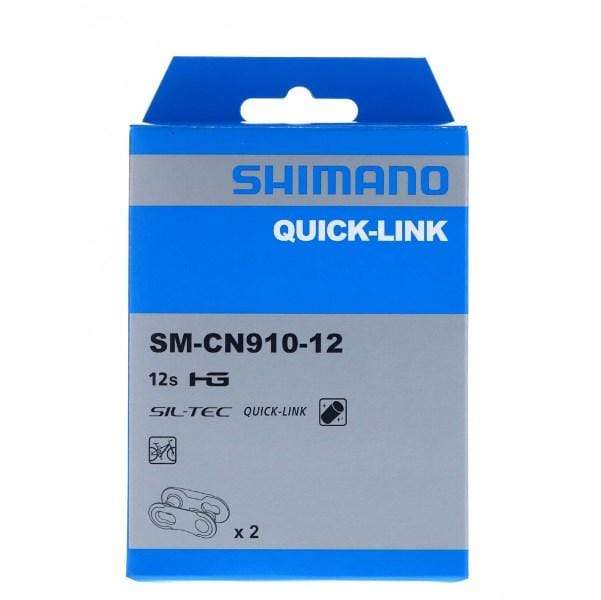 SHIMANO Chains x 2 Shimano SM-CN910-12 "Quick-Link" 12-Speed Chain Link - 2 Pack 4524667882282