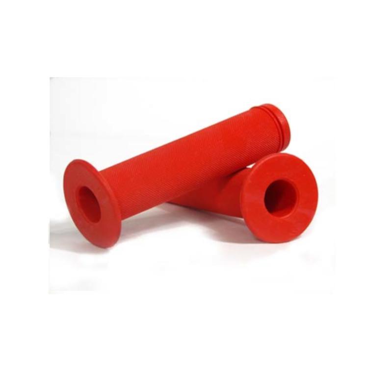 Velo Grips - Tape - Barends Red Velo BMX File Pattern 7/8&quot; Grips 100345